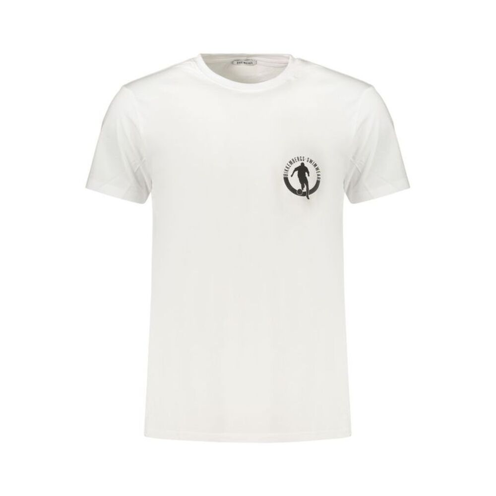 Bikkembergs White Cotton Men's Men's T-Shirt